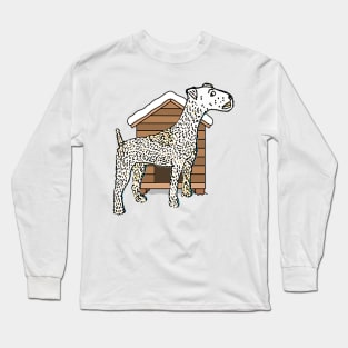 Cute puppy in your little house Long Sleeve T-Shirt